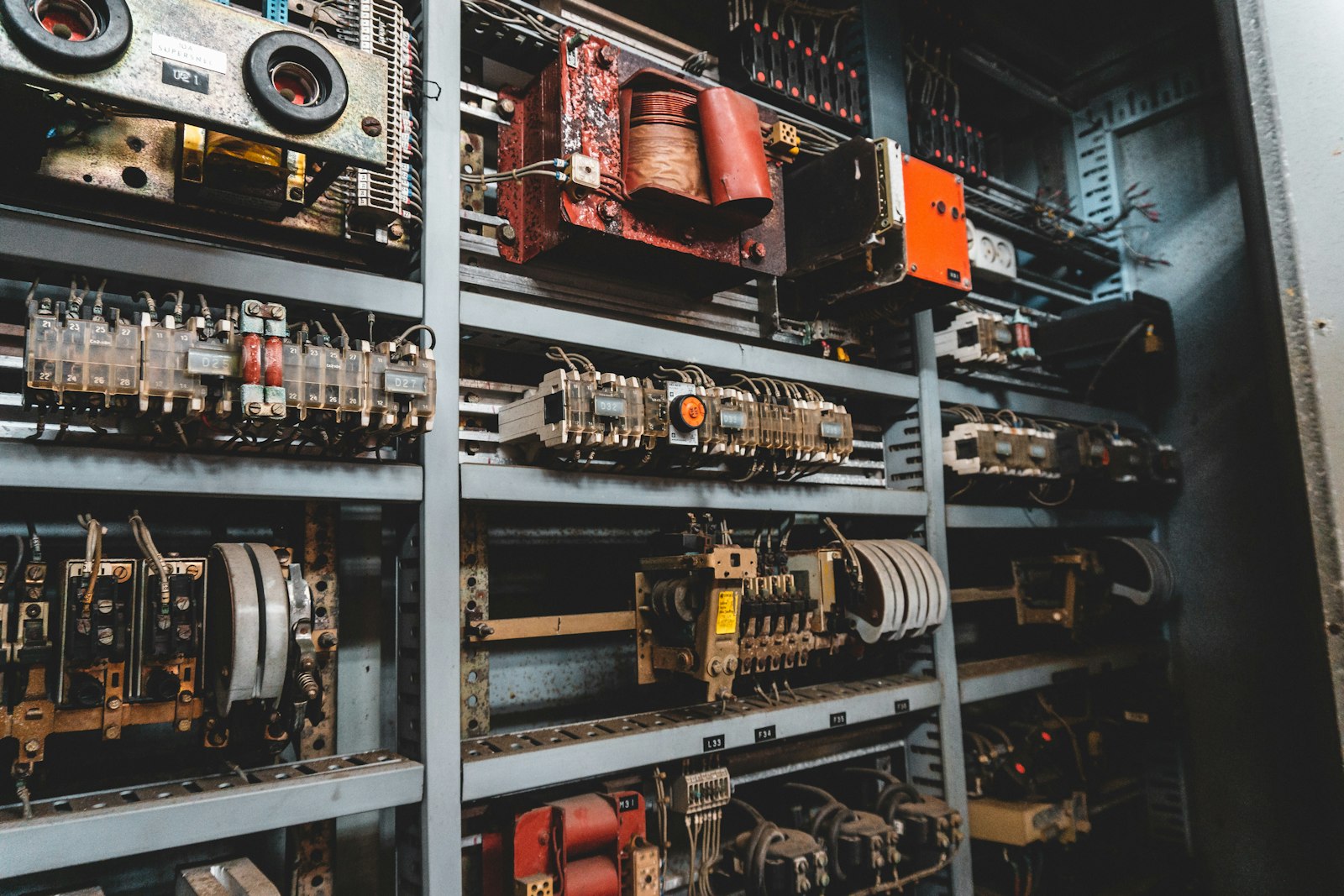 Salle serveurs de data center
